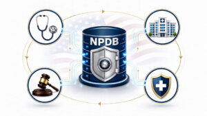 The National Practitioner Data Bank (NPDB) is intended to serve as a central collection point for all records of malpractice settlements and judgments, adverse peer-review actions, civil judgments, criminal convictions, and state licensure actions - Liles Parker.