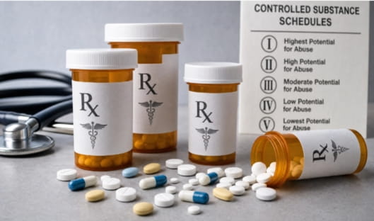A controlled-substance prescription is valid only if issued for a “legitimate medical purpose” by a practitioner acting in the “usual course” of professional practice. Importantly, both the prescriber and the pharmacist bear responsibility for improper prescribing or dispensing.
